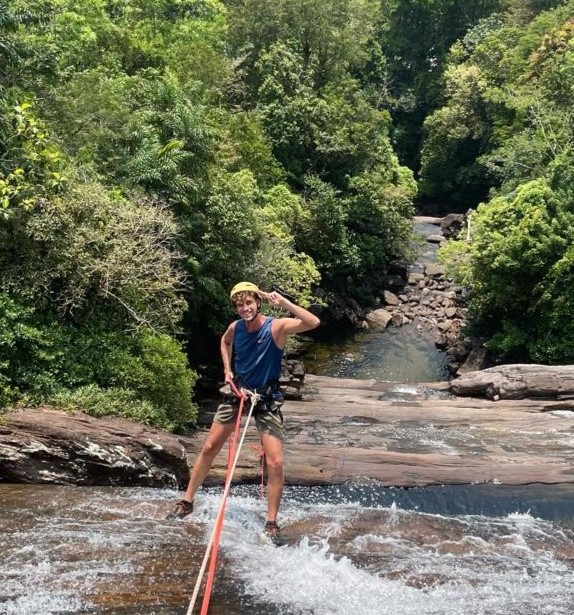 Waterfall Abseiling in Sri Lanka